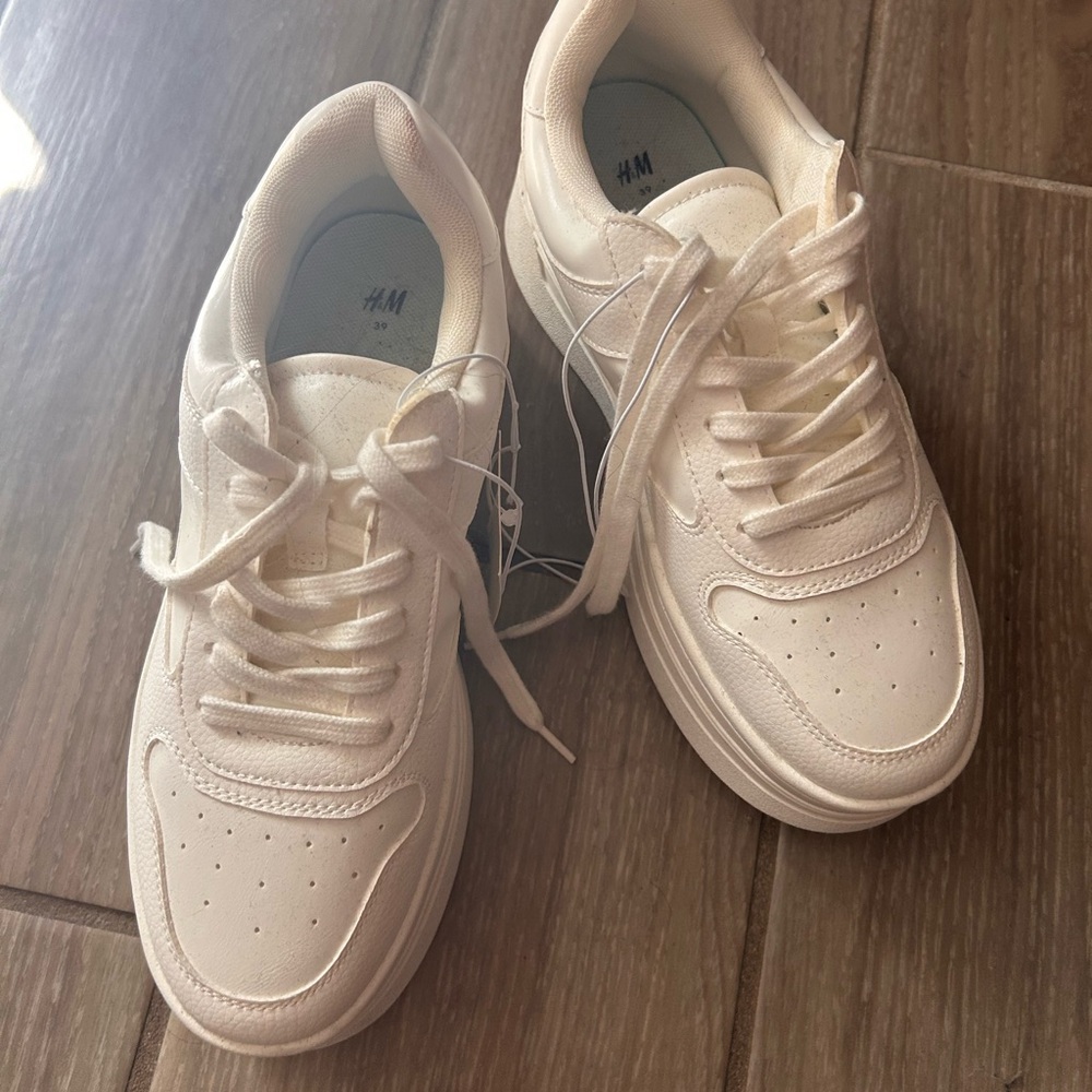 H&M White Sneakers NWT